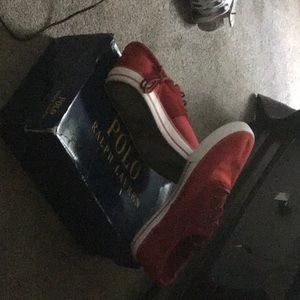 Ralph Lauren Red Polo shoes